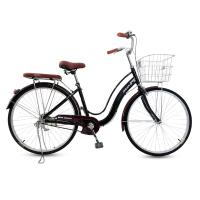 ราคา OSAKA จักรยานแม่บ้าน รุ่น Rikko 24 26 ตะกร้า ตะแกรงสแตนเลส ขาตั้งคู่ วงล้ออัลลอย (9775944510)