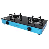 ราคา Lucky flame เตาแก๊สตั้งโต๊ะ 2 หัวไฟวน กระจกดำ AI 102 สีฟ้า (100387415)