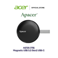 ราคา Apacer AS725 1TB Portable SSD ZC A01ST 0E5 USB 3 2 Gen 2 3D NAND Read Write 1000 MB s AP1TBAS725B 1 (24608243647)