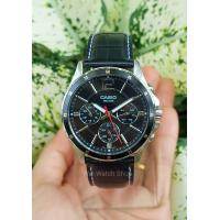 ราคา Win Watch Shop นาฬิกา Casio รุ่น MTP 1374D และ MTP 1374L ข้อมือผู้ชาย หน้าปัด 3 วง ของแท้ 100 รับประกันสินค้า 1 ปีเต็ม (18288553590)
