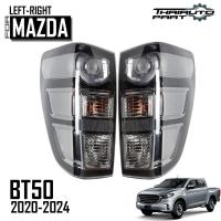 ราคา ส่งเร็ว ไฟท้าย LED โคมดำ มาสด้า บีที50 2020 2021 Mazda BT 50 ปลั้กตรง ไม่ต้องแปลง ติดตั้งง่าย ราคาต่อคู่ (24598967953)