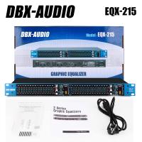 ราคา DBX AUDIO EQX215 อีควอไลเซอร์ อินเทอร์เฟซเอาต์พุตซับวูฟเฟอร์อิสระ ประสิทธิภาพเวทีอีควอไลเซอร์กราฟิก 15 ส่วนคู่ 1U Professional Equalizer (24420418560)
