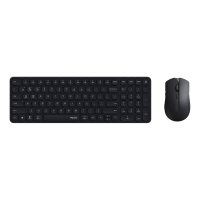 ราคา Rapoo รุ่น 9350S Multi mode Wireless Keyboard Mouse (14920881561)