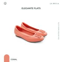 ราคา LA BELLA รุ่น ELEGANTE FLATS CORAL (22887870417)