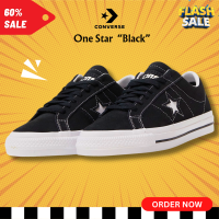 ราคา Converse one star black รองเท้าผ้าใบคอนเวิร์ส สีดำ (21473049148)