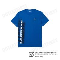 ราคา LACOSTE รุ่น MENS LACOSTE SPORT REGULAR FIT T SHIRT WITH CONTRAST BRANDING CODE TH5189 10 KXB เสื้อยืดคอกลม เสื้อยืด (23116985137)