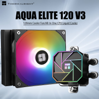 ราคา Thermalright AQUA ELITE 120 ARGB V3 CPU LIQUID COOLER AE120 V3 ARGB BLACK WHITE All In One CPU LIQUID COOLER (24857381892)
