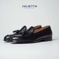 ราคา JULIETTA Tassel Loafer Calfskin Black (17331138203)