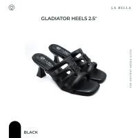 ราคา LA BELLA รุ่น GLADIATOR HEELS BLACK (24056501389)
