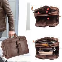 ราคา ตำนานช่างซ่อมกระเป๋าเอกสารหนังของผู้ชายสำหรับกระเป๋าแล็ปท็อปเอกสาร14กระเป๋าธุรกิจชายใส่เอกสารหนังคอมพิวเตอร์กระเป๋าเอกสารขนาดใหญ่ (21622701982)