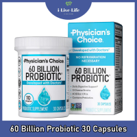 ราคา โพรไบโอติก 60 Billion Probiotic 30 Capsules Physician s Choice (23560442768)