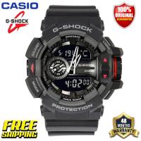 ราคา ต้นฉบับ G Shock GA400 ผู้ชายกีฬานาฬิกาคู่แสดงเวลา 200 เมตรกันน้ำกันกระแทกเวลาโลก LED แสงอัตโนมัติรับประกัน 4 ปี GA 400 1B ใหม่แท้ (24802774689)