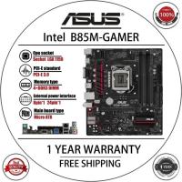 ราคา ใช้เมนบอร์ดเดสก์ท็อป B85M GAMER Asus B85 B85m เต้ารับแอลจีเอ1150 I7 I5 DDR3 32กรัม SATA3 USB3 0 M ATX (23203976119)
