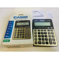 ราคา Casio DS 2B เครื่องคิดเลขตั้งโต๊ะ ของแท้ ประกันศูนย์ 2 ปี เครื่องคิดเลข DS 2B GD สีทอง และ BK สีดำ 12 หลัก ของใหม่เครื่องคิดเลข CASIO ตั้งโต๊ะ (14725982721)