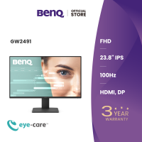 ราคา BenQ GW2491 23 8นิ้ว 100Hz IPS Full HD Eye Care Monitor จอคอมถนอมสายตา จอคอม 24 นิ้ว (23046929606)