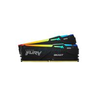 ราคา RAM DDR5 5200 16GB 8GBX2 KINGSTON FURY BEAST RGB KF552C40BBAK2 16 (24586993207)