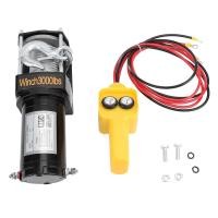 ราคา ไฟฟ้า Winch Kit 5 5 มม x 15 ม ลวด 4000LB 12V รีโมทคอนโทรลไร้สายลากจูง Winch สำหรับ ATV UTV Offroad (24551628182)
