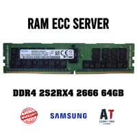 ราคา RAM ECC DDR4 PC4 2666V 64GB SAMSUNG 2S2RX4 FOR WORK STATION INTEL XEON (24085832256)