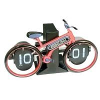 ราคา HAPPY TIME MIDCLOCK Automatic Flip Clock Bicycle Flip Clock Home Clock Desktop Fashion Pendulum Watch (24791953150)