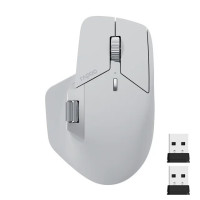 ราคา Rapoo MT760Mini Multi Mode Wireless Mouse Rechargeable With Bluetooth Ergonomic 4000 dpi Compatible with up to 4 Devices used in the Office (22421998113)