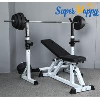 ราคา ชั้นวางบาร์เบล ชั้นยกน้ำหนัก Barbell rack Squat Rackปรับขนาดได้ แท่นยกบาร์เบล แท่นวางบาร์เบล ที่วางเหล็กยกน้ำหนัก (10536806942)