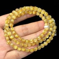 ราคา BODIYA ธรรมชาติบราซิล5A เกรดทองคริสตัลสร้อยข้อมือ หินไหมทอง 8 12MM นำโชคร่ำรวยและปลอดภัยคริสตัล (16418706043)