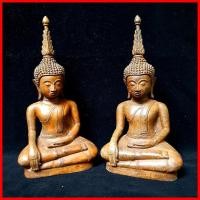 ราคา พระพุทธรูปศิลปะเชียงรุ้ง เนื้อทองสัมฤทธิ์สีทองแดงเก่า หน้าตัก5นิ้ว สูง25ซม เป็นพระพุทธรูปปางสะดุ้งมารยอดพระเกศโมลีสูง (9016101958)