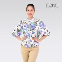 ราคา ITOKIN เสื้อเชิ้ตคอจีนแขนบอลลูน เนื้อผ้าซาติน CLASSIC STYLISH SHIRT W5B164 (22370580696)