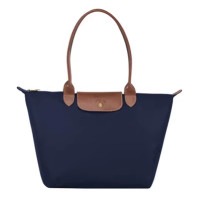 ราคา ฝรั่งเศส หลงเซียง ด้ามยาว longchamp กระเป๋าหญิงฤดูใบไม้ผลิและฤดูร้อนใหม่กระเป๋าเกี๊ยวปักขนาดกลางกระเป๋าโท้ทของแท้กระเป๋ าสะพายใบใหญ่2605 1899 (24965642591)