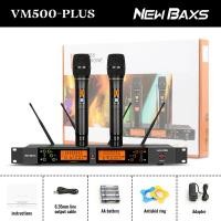 ราคา NewBaxs ไมโครโฟนไร้สาย VM500PLUS หนึ่งลากสองไมโครโฟนไร้สาย ร้องเพลงไมโครโฟน ไมโครโฟนคาราโอเกะ UHF ไมโครโฟนเสียงดี ไมโครโฟน KTV ลอย ไมโครโฟนลอย (21053205791)