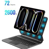 ราคา Bluetooth Wireless Keyboard for IPad 11 A16 2025 M3 Air 7 Mini 6 MIni 7 Air 13 11 2024 Pro 11 13 Multi touch Track Pad Keyboard with Case for IPad Air 6 5 Pro 11 12 9 (24259785533)