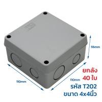 ราคา TTM กล่องพักสาย บ๊อกซ์ กันน้ำ สีเทา สีขาว กล่องกันน้ำ 2x4 4x4 5x10 6x6 6x8 8x8 8x12 นิ้ว กันฝน บ๊อกกันน้ำ บ๊อกพักสาย Weather proof cover box (22543652583)