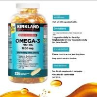 ราคา ของแท้ 100 Kirkland Fish Oil OMEGA 3 fish oil 1300mg 330 Softgels น้ำมันปลา น้ำมันปลาโอเมก้า3 1200มก (24739028025)