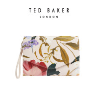 ราคา Ted Baker Womens Poseii Floral Printed Icon Pouch Lt Pink (24186940541)