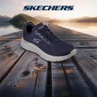 ราคา Skechers สเก็ตเชอร์ส รองเท้าผู้ชาย Men GOwalk Flex Remark Walking Shoes 216486 NVGY Air Cooled Goga Mat Extra Wide Fit Flex Machine Washable Ortholite Ultra Go (17494305130)
