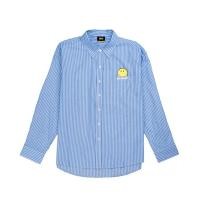 ราคา SMILEY LOGO LS POCKET SHIRT BLUE STRIPE (23003822571)