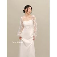 ราคา TANSSHOP BRIDAL DRESS ชุดเดรสเจ้าสาว ชุดแต่งงาน ชุดพรีเวดดิ้ง D1410 (15677458521)