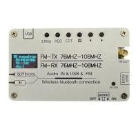 ราคา Multi Functional FM Transmitter Bluetooth USB FM Transmitter FM Radio 76MHZ 108MHz Receiving and Transmitting AUX Audio (23311922004)