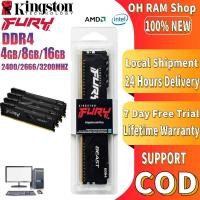 ราคา การจัดส่งที่รวดเร็ว Kingston FURY BEAST DDR4 RAM 4GB 8GB 16GB 2400 2666 3200MHz DIMM Desktop game memory (23472358153)