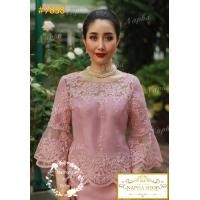 ราคา เสื้อลูกไม้ใส่ออกงานเกรดพรีเมี่ยม 7858 Size 36 50 (21006803596)