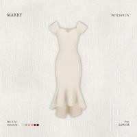 ราคา PETCHPLOY Marry Dress เดรสทรงหางปลา เปิดไหล่ ใส่ได้2แบบ เก็บทรง ใส่ได้ทุกโอกาส (18161139648)