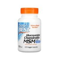 ราคา กลูโคซามีน Glucosamine Chondroitin MSM with OptiMSM 120 Veggie Caps Doctors Best (20320668998)