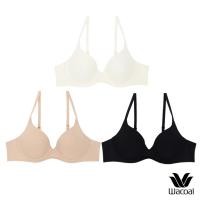ราคา Wacoal Surprise Seamless Bra บรากระชับแบบมีโครง เซท 3 ชิ้น รุ่น WB9V07 คละสี เนื้อ ดำ ครีม (23712213075)