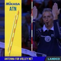 ราคา MIKASA มิกาซ่า เสาอากาศวอลเลย์ วอลเลย์บอล เสาอากาศ MKS Antenna Volley H180cm Tw ATN R W 2590 (22861098825)