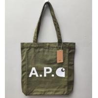 ราคา A P C ถุงกระเป๋าแนวตั้งในผ้าใบยีนส์ญี่ปุ่นกระเป๋าช้อปปิ้งกระเป๋าสะพายไหล่ (22869583261)