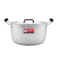 ราคา Zebra หม้อหุงต้ม Homey 40 ซม Hi Cr ตราหัวม้าลาย (23056526048)