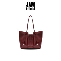 ราคา JAM MUVA Truffle กระเป๋าสะพายข้าง หนังสังเคราะห์ ทรง Tote Bag (23943711177)