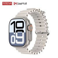 ราคา smart watch S9 ultra สมาร์ทวอทช์ 2 1 จอใหญ่ นาฬิกาจอโค้ง นาฬิกาวิ่ง โทรได้ นาฬิกาสุขภาพ รองรับภาษาไทย (24979916757)