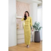 ราคา ส่งฟรี ชุดไทยเรือนต้น ผ้าทอลายสวยหรู สีเหลืองทอง ชุดเข้าเซ็ทงานแยกชิ้น ผ้าถุงตัดสำเร็จ สวยหรูหรา ชุดไทยประยุกต์ ชุดไทยใส่ออกงานสวย (24922686505)