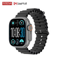 ราคา smart watch S9 ultra สมาร์ทวอทช์ 2 1 จอใหญ่ นาฬิกาจอโค้ง นาฬิกาวิ่ง โทรได้ นาฬิกาสุขภาพ รองรับภาษาไทย (24979916756)